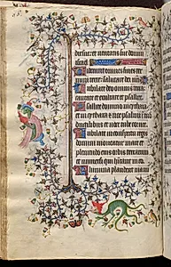 Hours of Charles the Noble, King of Navarre (1361-1425): fol. 48v, Text by Master of the Brussels Initials and Associates (French)