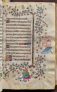 Hours of Charles the Noble, King of Navarre (1361-1425): fol. 52r, Text by Master of the Brussels Initials and Associates (French)