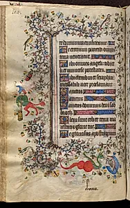 Hours of Charles the Noble, King of Navarre (1361-1425): fol. 52v, Text by Master of the Brussels Initials and Associates (French)