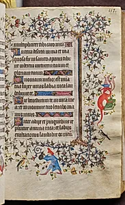 Hours of Charles the Noble, King of Navarre (1361-1425): fol. 57r, Text by Master of the Brussels Initials and Associates (French)