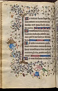 Hours of Charles the Noble, King of Navarre (1361-1425): fol. 57v, Text by Master of the Brussels Initials and Associates (French)