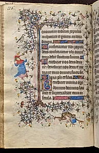 Hours of Charles the Noble, King of Navarre (1361-1425): fol. 58v, Text by Master of the Brussels Initials and Associates (French)