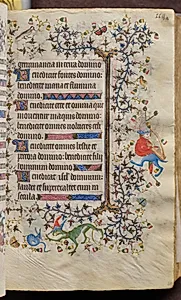 Hours of Charles the Noble, King of Navarre (1361-1425): fol. 60r, Text by Master of the Brussels Initials and Associates (French)