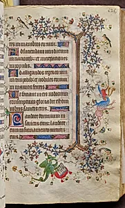 Hours of Charles the Noble, King of Navarre (1361-1425): fol. 63r, Text by Master of the Brussels Initials and Associates (French)