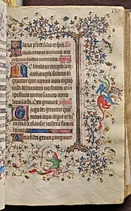 Hours of Charles the Noble, King of Navarre (1361-1425): fol. 64r, Text by Master of the Brussels Initials and Associates (French)