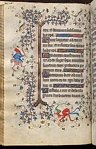 Hours of Charles the Noble, King of Navarre (1361-1425): fol. 69v, Text by Master of the Brussels Initials and Associates (French)
