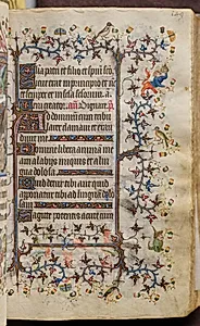 Hours of Charles the Noble, King of Navarre (1361-1425): fol. 75r, Text by Master of the Brussels Initials and Associates (French)