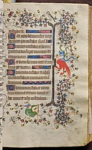 Hours of Charles the Noble, King of Navarre (1361-1425): fol. 76r, Text by Master of the Brussels Initials and Associates (French)