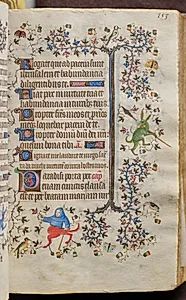 Hours of Charles the Noble, King of Navarre (1361-1425): fol. 77r, Text by Master of the Brussels Initials and Associates (French)