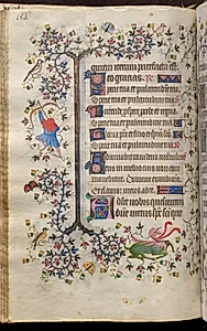 Hours of Charles the Noble, King of Navarre (1361-1425): fol. 77v, Text by Master of the Brussels Initials and Associates (French)