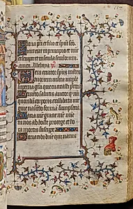 Hours of Charles the Noble, King of Navarre (1361-1425): fol. 79r, Text by Master of the Brussels Initials and Associates (French)