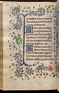 Hours of Charles the Noble, King of Navarre (1361-1425): fol. 82v, Text by Master of the Brussels Initials and Associates (French)