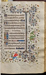 Hours of Charles the Noble, King of Navarre (1361-1425): fol. 84r, Text by Master of the Brussels Initials and Associates (French)