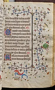 Hours of Charles the Noble, King of Navarre (1361-1425): fol. 95r, Text by Master of the Brussels Initials and Associates (French)