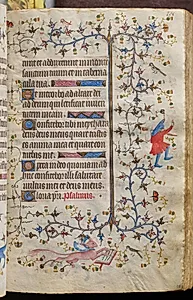 Hours of Charles the Noble, King of Navarre (1361-1425): fol. 98r, Text by Master of the Brussels Initials and Associates (French)