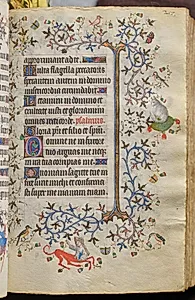 Hours of Charles the Noble, King of Navarre (1361-1425): fol. 109r, Text by Master of the Brussels Initials and Associates (French)