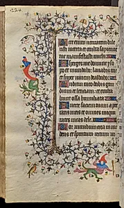 Hours of Charles the Noble, King of Navarre (1361-1425): fol. 112v, Text by Master of the Brussels Initials and Associates (French)