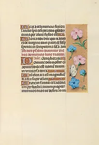 Hours of Queen Isabella the Catholic, Queen of Spain:  Fol. 100r by Master of the First Prayerbook of Maximillian (Flemish, c. 1444–1519)
