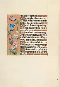 Hours of Queen Isabella the Catholic, Queen of Spain:  Fol. 100v by Master of the First Prayerbook of Maximillian (Flemish, c. 1444–1519)