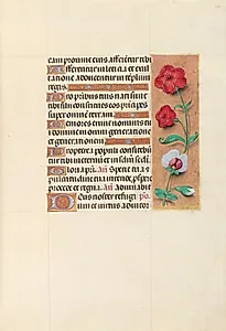 Hours of Queen Isabella the Catholic, Queen of Spain:  Fol. 105r by Master of the First Prayerbook of Maximillian (Flemish, c. 1444–1519)