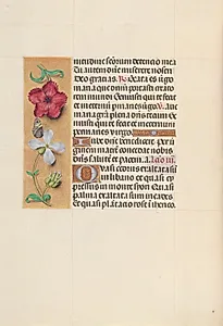 Hours of Queen Isabella the Catholic, Queen of Spain:  Fol. 111v by Master of the First Prayerbook of Maximillian (Flemish, c. 1444–1519)