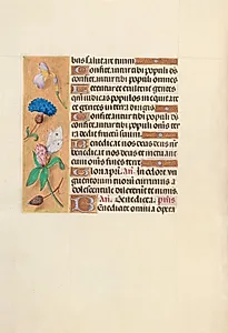 Hours of Queen Isabella the Catholic, Queen of Spain:  Fol. 118v by Master of the First Prayerbook of Maximillian (Flemish, c. 1444–1519)