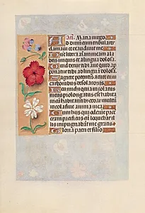 Hours of Queen Isabella the Catholic, Queen of Spain:  Fol. 132v by Master of the First Prayerbook of Maximillian (Flemish, c. 1444–1519)
