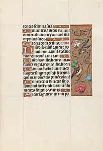 Hours of Queen Isabella the Catholic, Queen of Spain:  Fol. 143r by Master of the First Prayerbook of Maximillian (Flemish, c. 1444–1519)