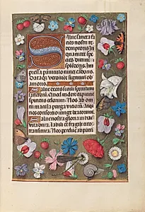 Hours of Queen Isabella the Catholic, Queen of Spain:  Fol. 15r by Master of the First Prayerbook of Maximillian (Flemish, c. 1444–1519)