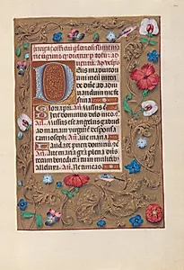 Hours of Queen Isabella the Catholic, Queen of Spain:  Fol. 160r by Master of the First Prayerbook of Maximillian (Flemish, c. 1444–1519)