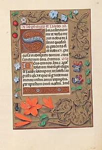 Hours of Queen Isabella the Catholic, Queen of Spain:  Fol. 176r by Master of the First Prayerbook of Maximillian (Flemish, c. 1444–1519)