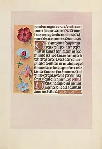 Hours of Queen Isabella the Catholic, Queen of Spain:  Fol. 18v by Master of the First Prayerbook of Maximillian (Flemish, c. 1444–1519)