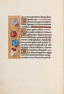 Hours of Queen Isabella the Catholic, Queen of Spain:  Fol. 19v by Master of the First Prayerbook of Maximillian (Flemish, c. 1444–1519)