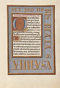 Hours of Queen Isabella the Catholic, Queen of Spain:  Fol. 196r by Master of the First Prayerbook of Maximillian (Flemish, c. 1444–1519)