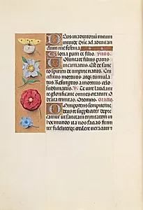 Hours of Queen Isabella the Catholic, Queen of Spain:  Fol. 21v by Master of the First Prayerbook of Maximillian (Flemish, c. 1444–1519)