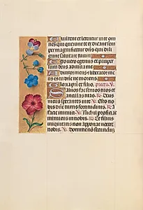 Hours of Queen Isabella the Catholic, Queen of Spain:  Fol. 215v by Master of the First Prayerbook of Maximillian (Flemish, c. 1444–1519)