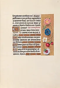 Hours of Queen Isabella the Catholic, Queen of Spain:  Fol. 22r by Master of the First Prayerbook of Maximillian (Flemish, c. 1444–1519)