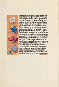 Hours of Queen Isabella the Catholic, Queen of Spain:  Fol. 263v, Mass of St. Gregory by Master of the First Prayerbook of Maximillian (Flemish, c. 1444–1519)