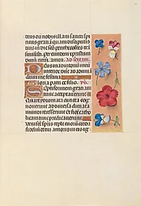 Hours of Queen Isabella the Catholic, Queen of Spain:  Fol. 34r by Master of the First Prayerbook of Maximillian (Flemish, c. 1444–1519)