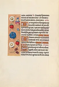 Hours of Queen Isabella the Catholic, Queen of Spain:  Fol. 34v by Master of the First Prayerbook of Maximillian (Flemish, c. 1444–1519)