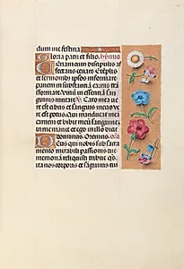 Hours of Queen Isabella the Catholic, Queen of Spain:  Fol. 45r by Master of the First Prayerbook of Maximillian (Flemish, c. 1444–1519)