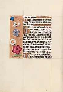 Hours of Queen Isabella the Catholic, Queen of Spain:  Fol. 48v by Master of the First Prayerbook of Maximillian (Flemish, c. 1444–1519)
