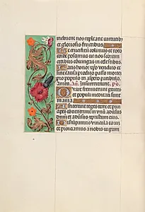Hours of Queen Isabella the Catholic, Queen of Spain:  Fol. 52v by Master of the First Prayerbook of Maximillian (Flemish, c. 1444–1519)