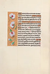 Hours of Queen Isabella the Catholic, Queen of Spain:  Fol. 53v by Master of the First Prayerbook of Maximillian (Flemish, c. 1444–1519)