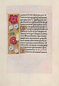 Hours of Queen Isabella the Catholic, Queen of Spain:  Fol. 81v by Master of the First Prayerbook of Maximillian (Flemish, c. 1444–1519)