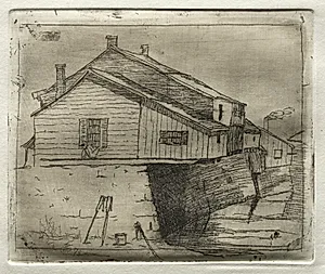 House Over Water by Otto H. Bacher (American, 1856–1909)