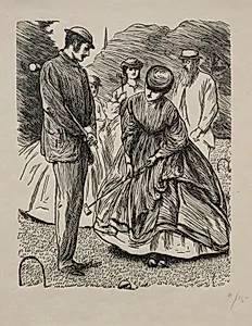 How Not to Play the Game by George Louis Palmella Busson Du Maurier (British, 1834–1896)