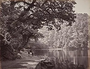 Hyree Lake. South End of the Lake by Samuel Bourne (British, 1834–1912)