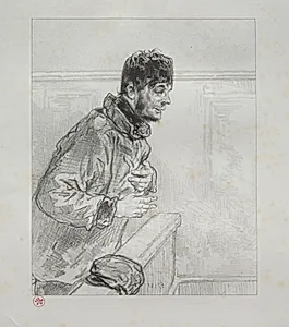 I should like to remark to M. Le Président that I have been made to play a part unworthy of a gallant man by Paul Gavarni (French, 1804–1866)