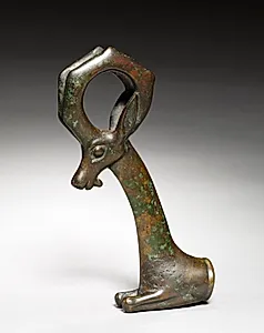 Ibex Whetstone Handle by Unknown Artist
